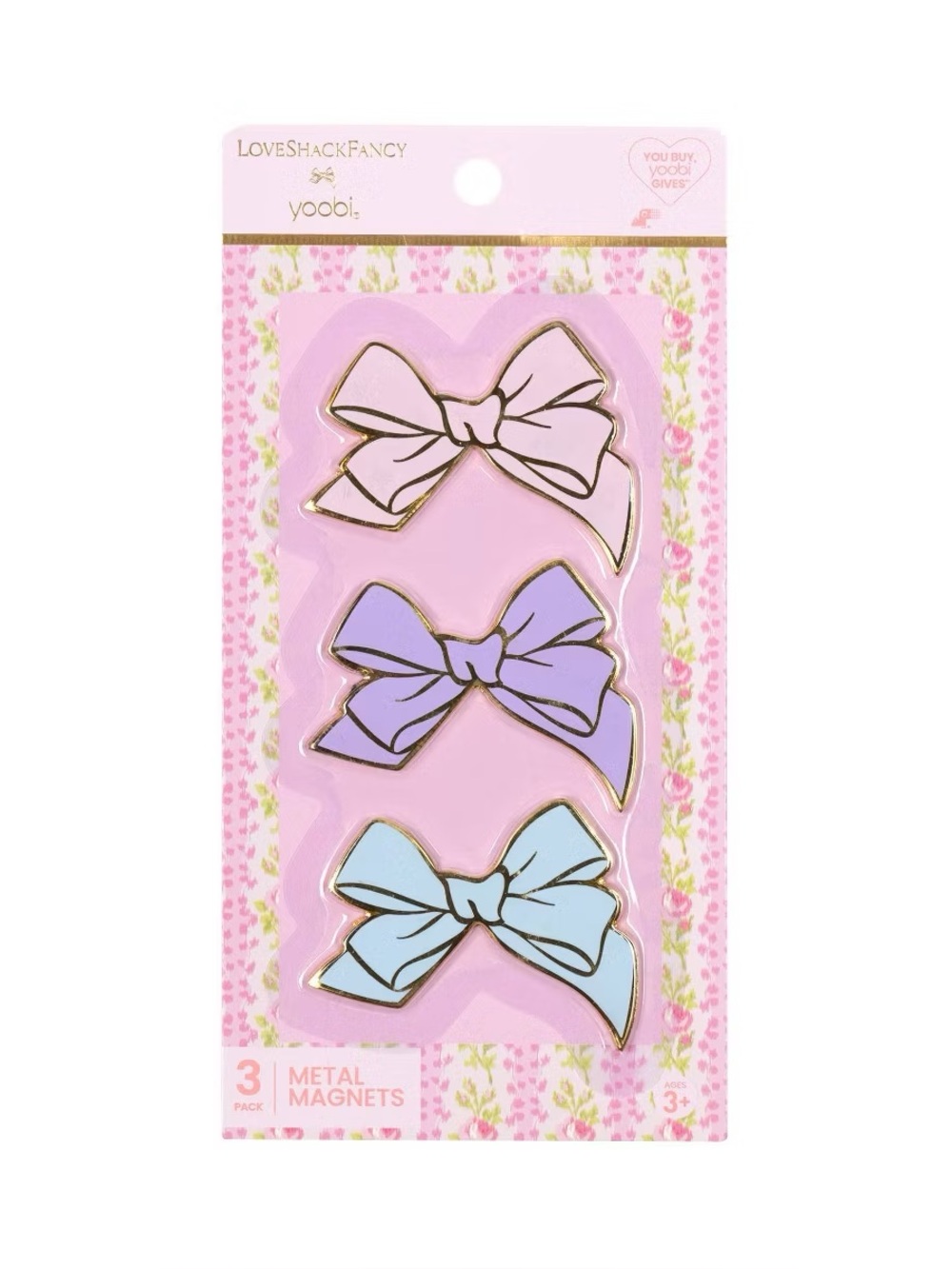 ๐ฉท๐๐๐ฏ LoveShackFancy x Target - Yoobi 3pk Magnets Bows